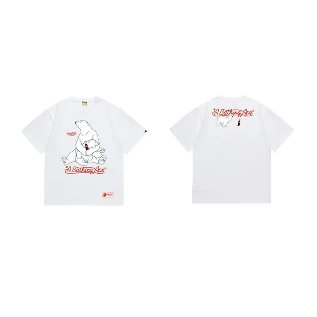 BAPE Graphic T-Shirt Coca-Cola Polar Bear