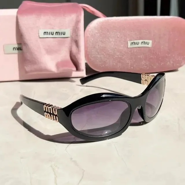 Miu Miu Sunglasses Logo Temple