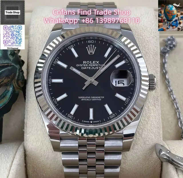 Rolex Oyster Perpetual Datejust Black Dial