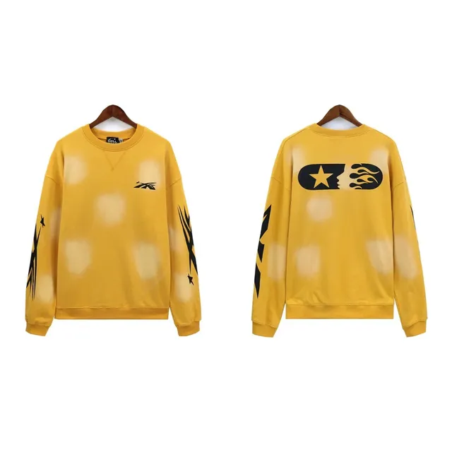 Hellstar Crewneck Sweatshirt Acid Wash Print