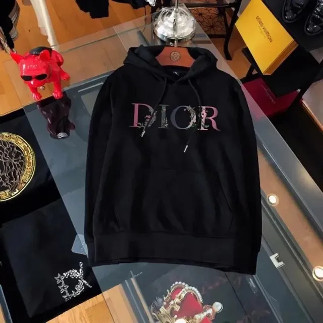 Hoodie Floral DIOR Logo