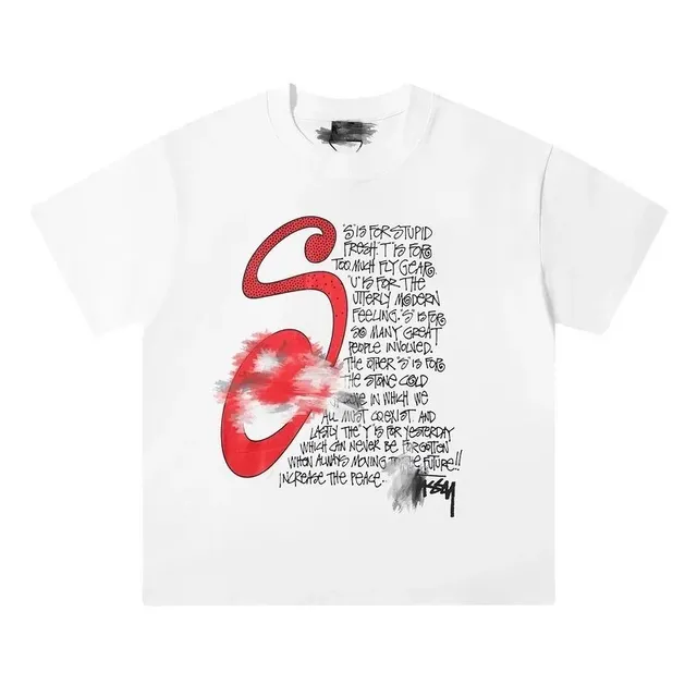 Stüssy Graphic Tee S Logo Script Print