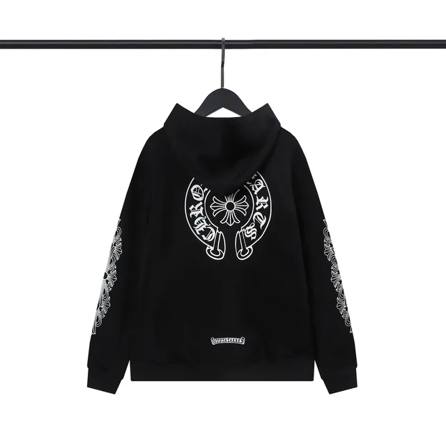 Chrome Hearts Hoodie Cross Logo Print