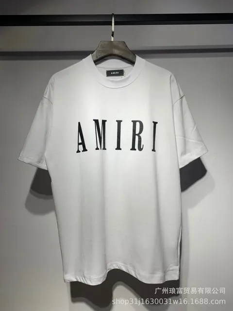Amiri Logo Tee Black Logo