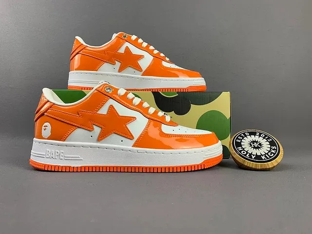 BAPE × Nike Air Force 1 Low Orange Star