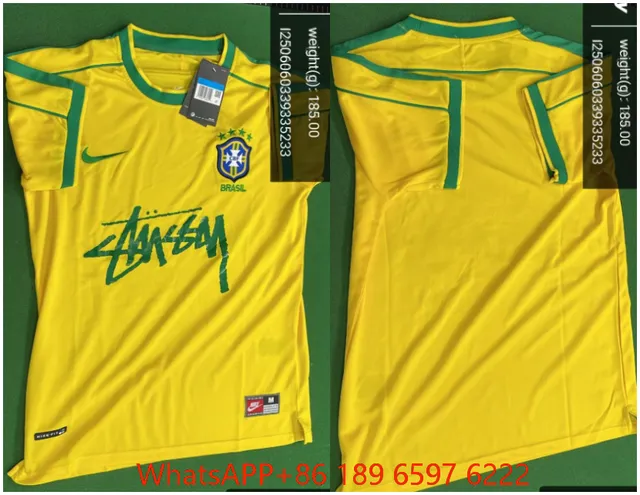 Nike Brazil Home Jersey Stüssy Collaboration