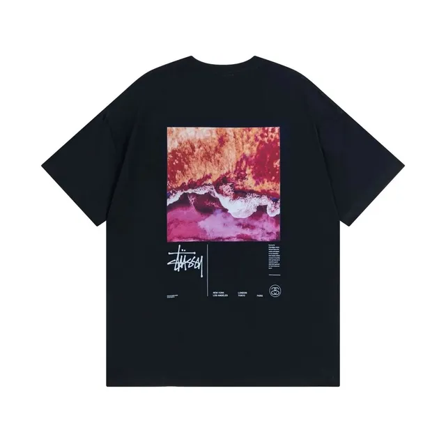 Stüssy Graphic Tee Ocean Print