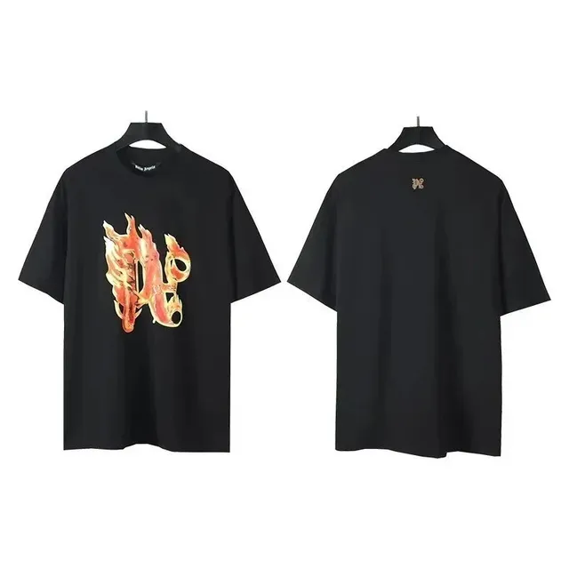 Off-White Graphic T-Shirt Flame Logo