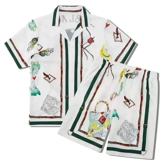 BAPE Printed Short Set Bamboo Frame Graphic