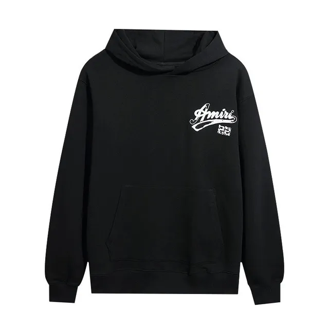 Cowl Neck Hoodie Amiri Script Logo