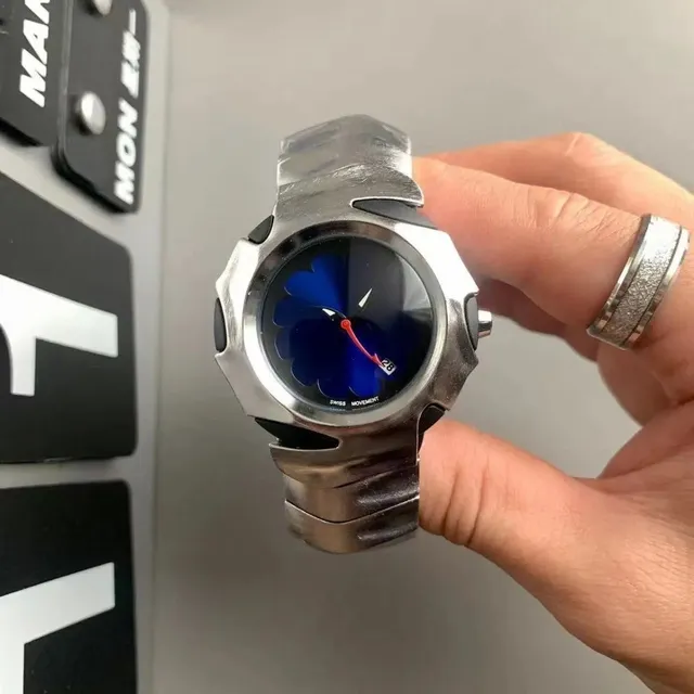 Audemars Piguet Royal Oak Blue Dial with Red Seconds Hand