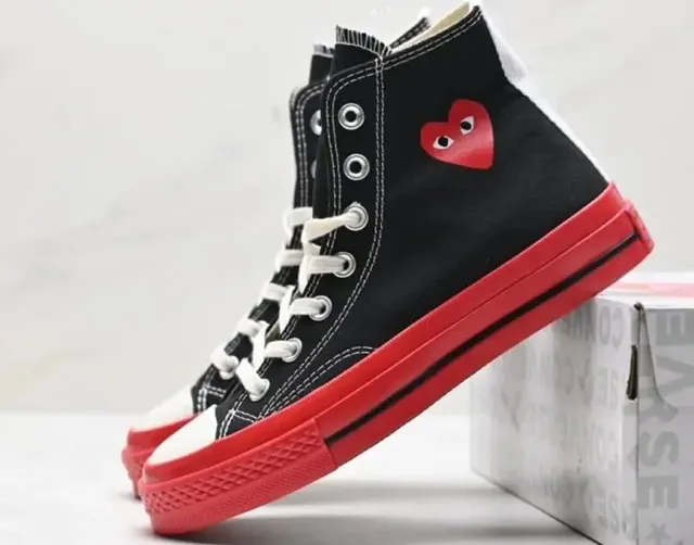 Converse × Comme des Garçons Chuck Taylor All Star High Heart Logo