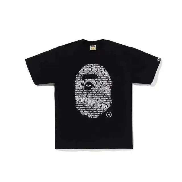 BAPE Shark Tee City Name Print