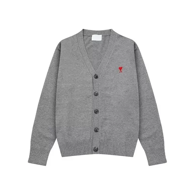 Amiri Cardigan Heart Embroidery