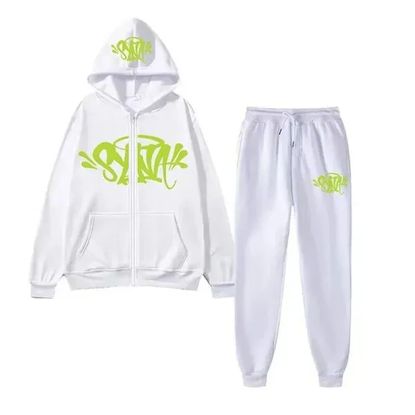 Hoodie and Joggers Set Graffiti Logo