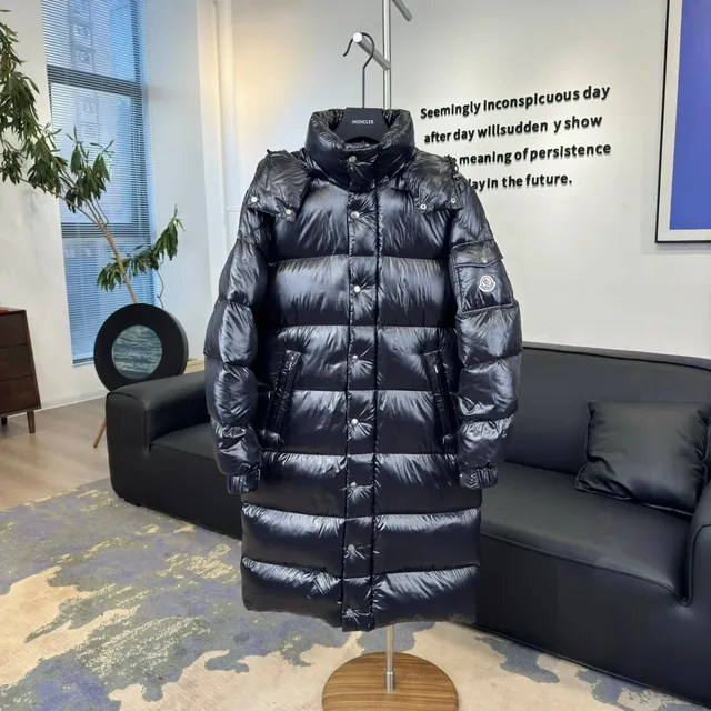 Moncler Down Coat Shiny Nylon