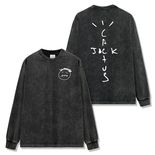 Travis Scott Long Sleeve Tee Cactus Jack Face