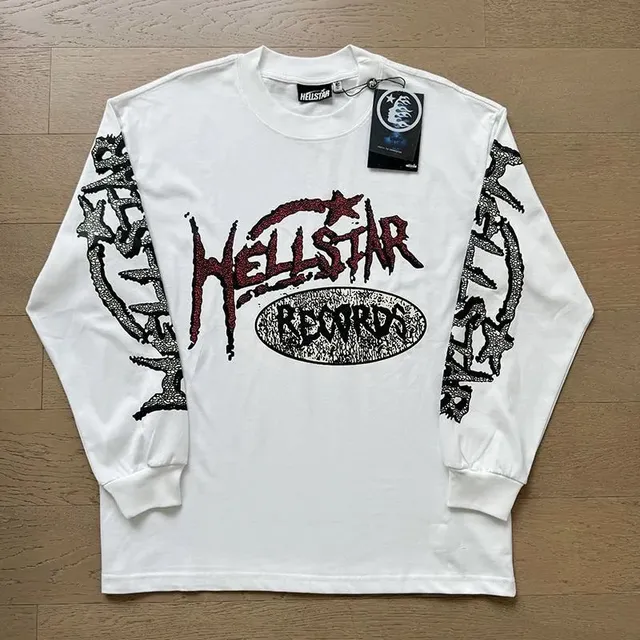 Long Sleeve Tee Hellstar Records Graphic