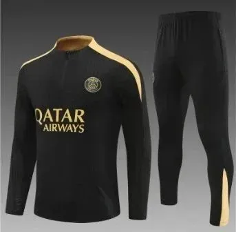 Paris Saint-Germain × Nike Training Set Black Gold