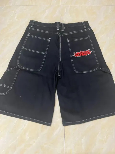 Corteiz Cargo Shorts Red Logo Embroidery