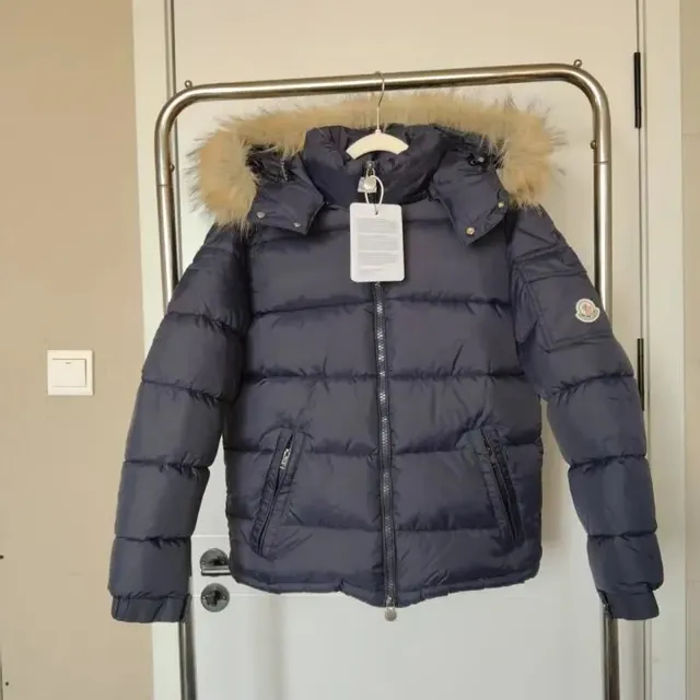 Moncler Puffer Jacket Fur-Trimmed Hood