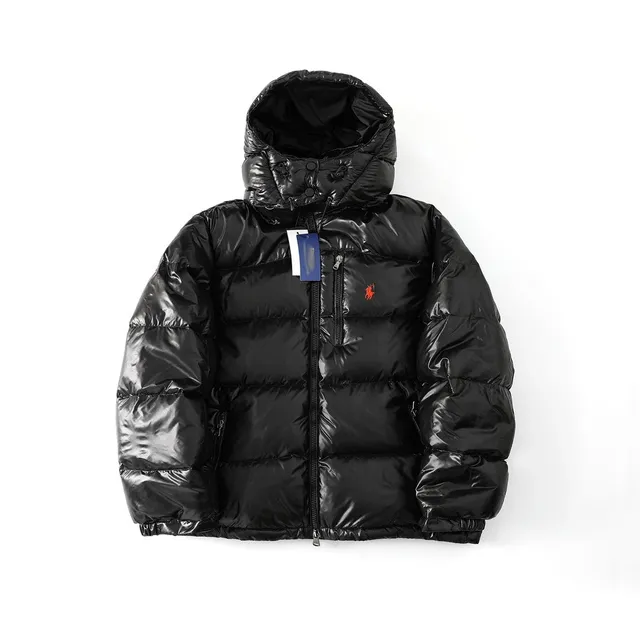 Polo Ralph Lauren Puffer Jacket Glossy Black