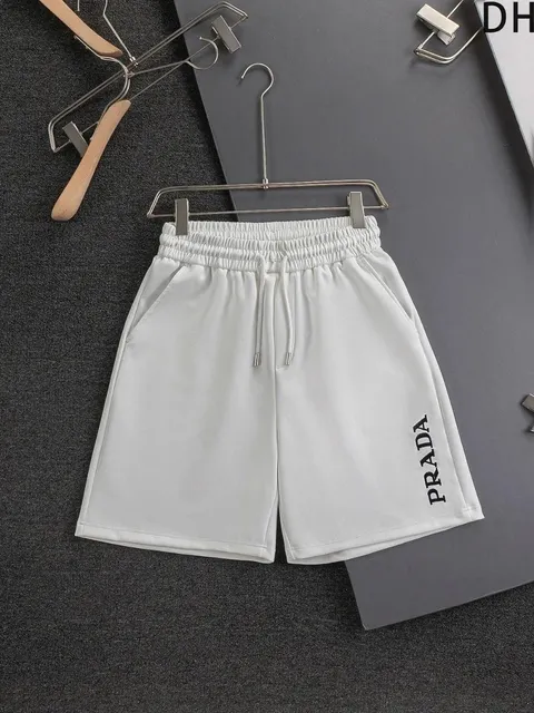 Prada Logo Shorts Side Logo
