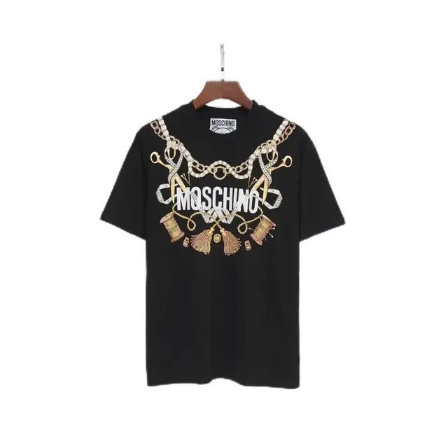 Moschino Graphic T-Shirt Chain Embellished