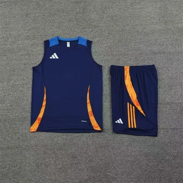 Adidas Training Set Navy with Orange Accents