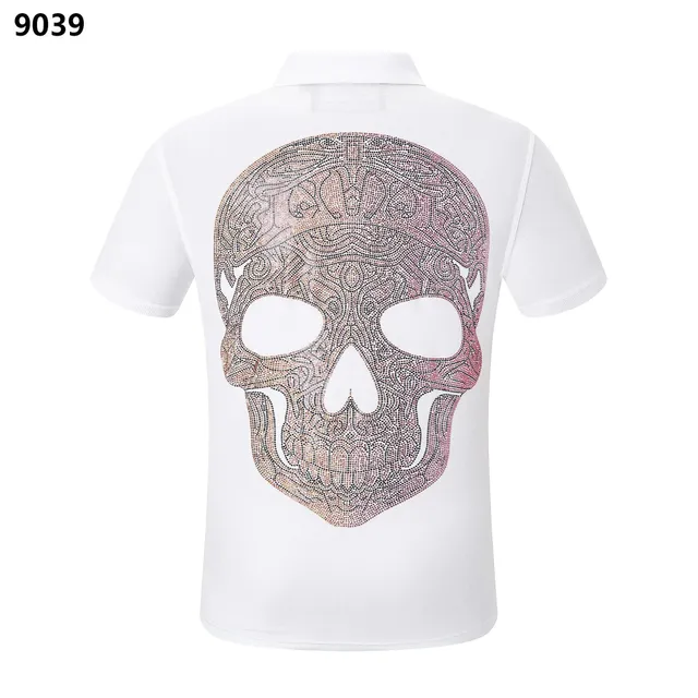 Alexander McQueen Polo Shirt Crystal Skull