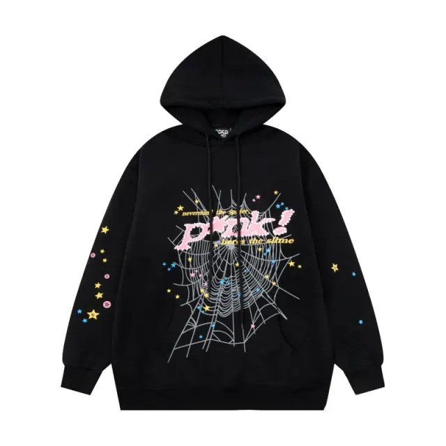 Sp5der Hoodie Spider Web Graphic