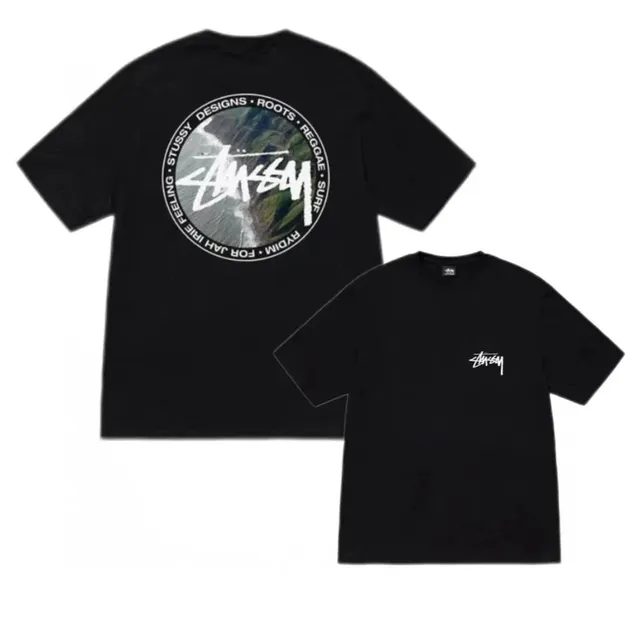 Stüssy Graphic T-Shirt Circle Logo Print