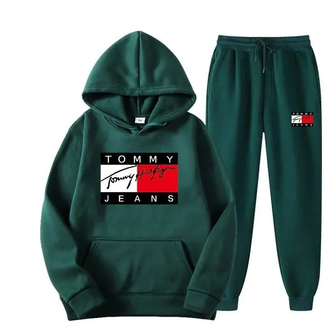 Tommy Hilfiger Hoodie and Joggers Set Tommy Jeans Logo
