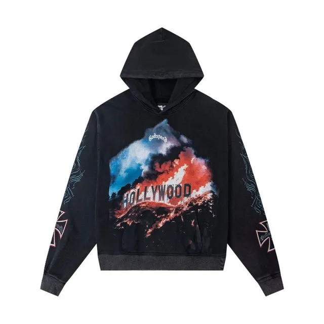 Godspeed Hoodie Hollywood Flame Print