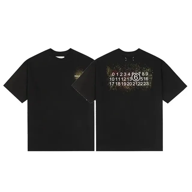 Maison Margiela Graphic Tee Number Print