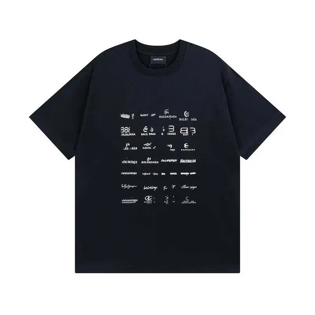 Balenciaga Logo Print T-Shirt Multi-Brand Archive