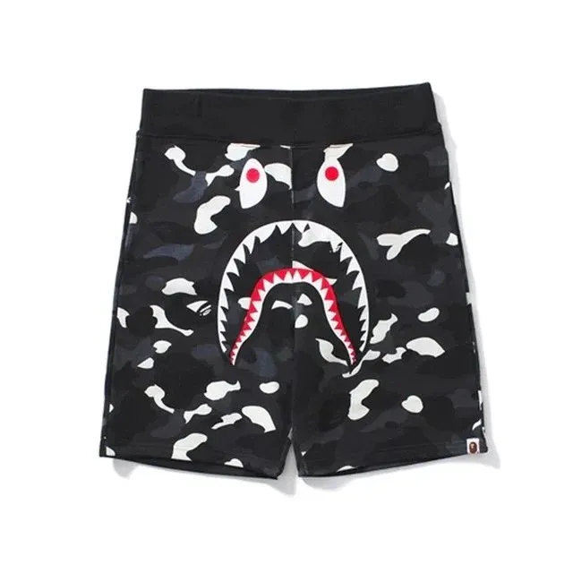 BAPE Shark Shorts Camouflage Shark