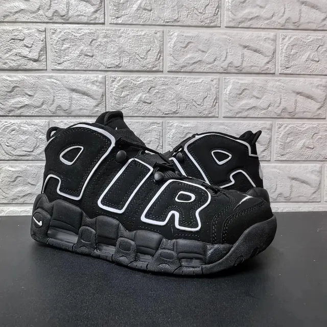 Nike Air More Uptempo Black White