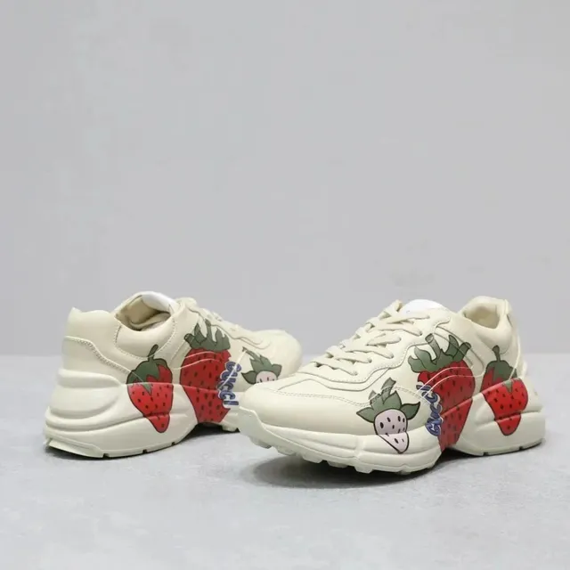 Gucci Rhyton Strawberry Print
