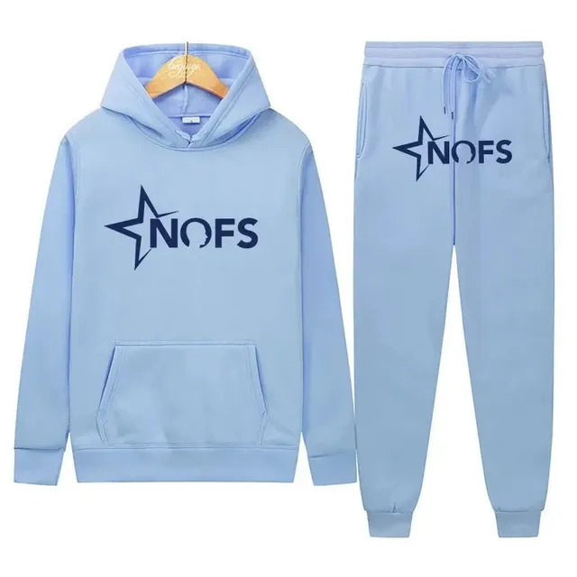 Corteiz Hoodie and Joggers Set Star Logo