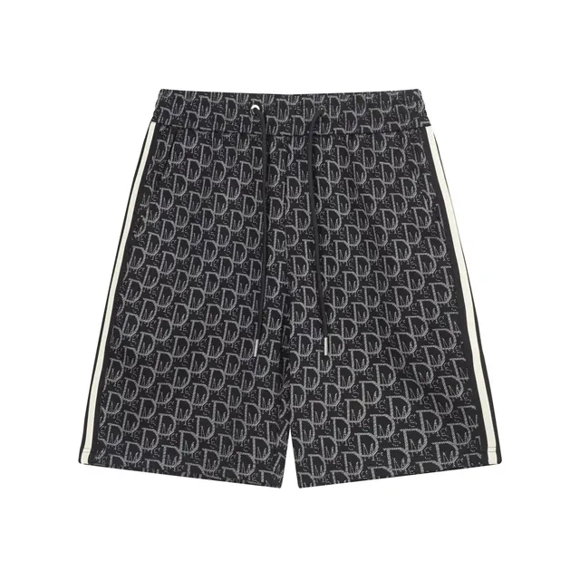 Dior Logo-Print Shorts Oblique Monogram
