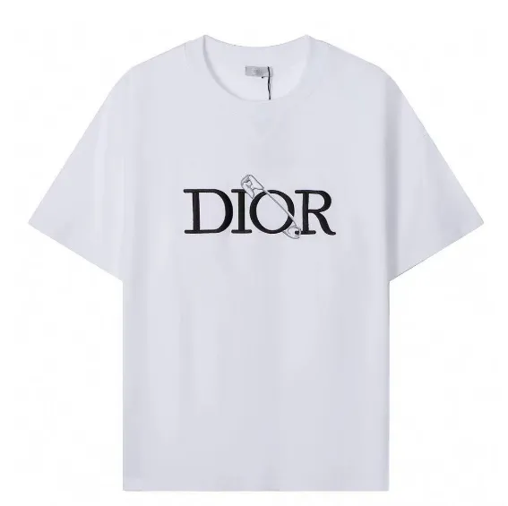 Dior T-Shirt Safety Pin Logo