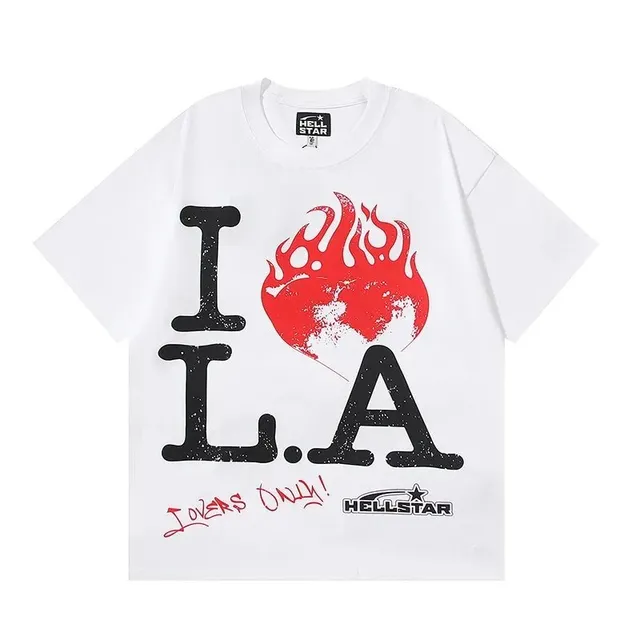 Hellstar I L.A. Tee Flame Heart Graphic