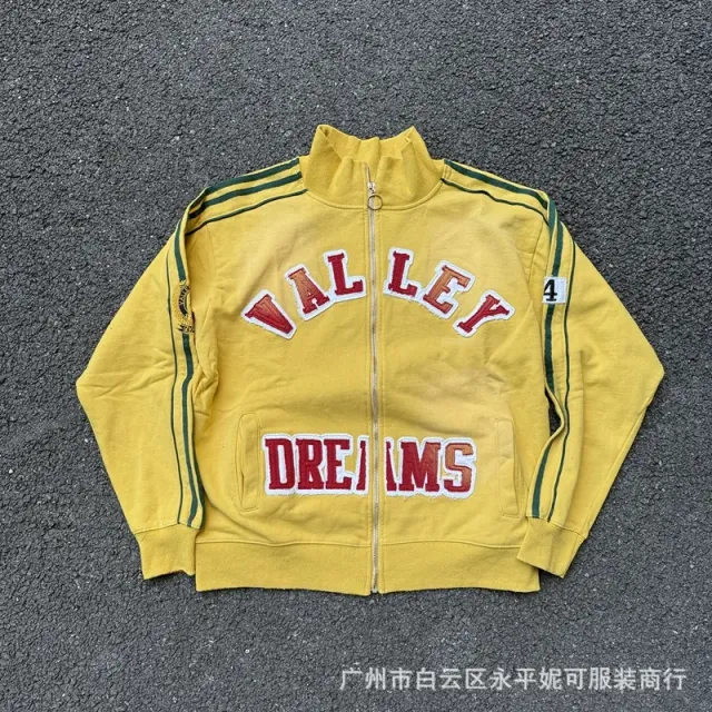 立领卫衣/复古黄