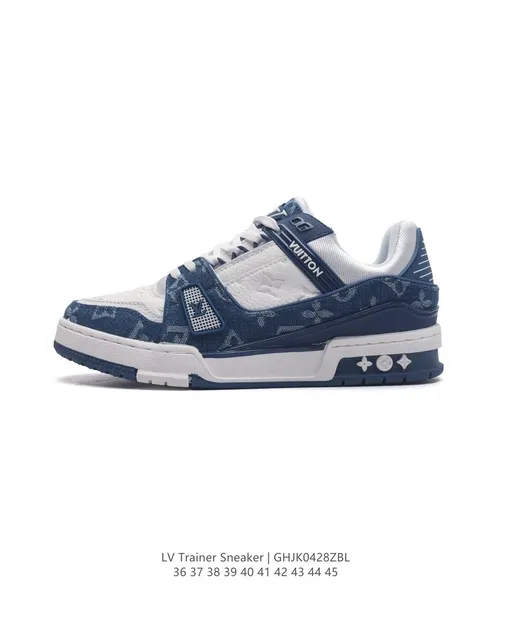 Louis Vuitton LV Trainer Monogram Denim