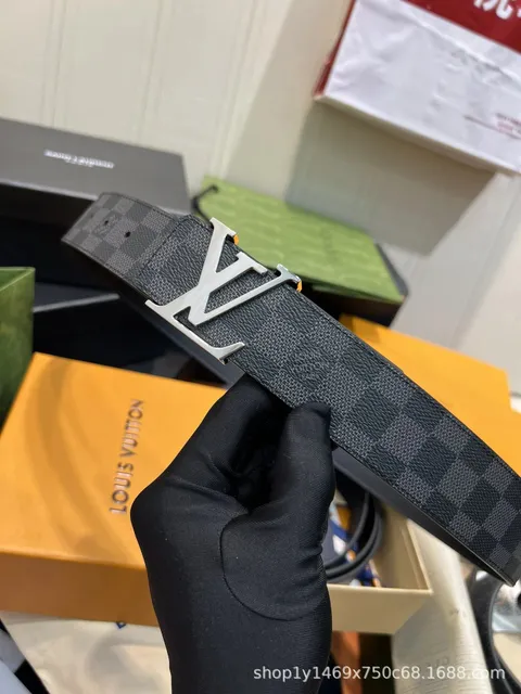 Louis Vuitton LV Belt Damier Graphite