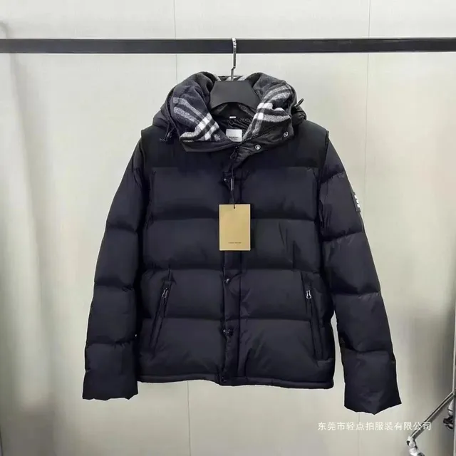 Burberry Puffer Jacket Checkered Hood