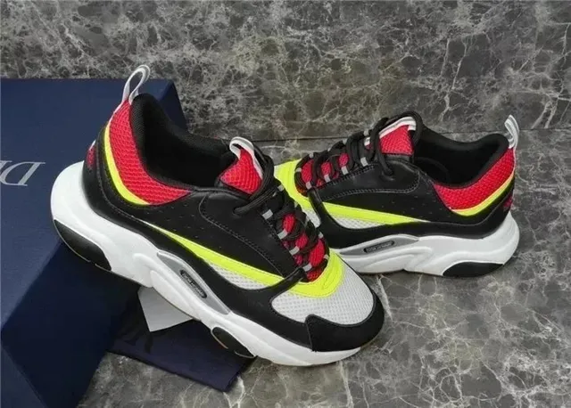 Dior B23 Low Black Red Yellow