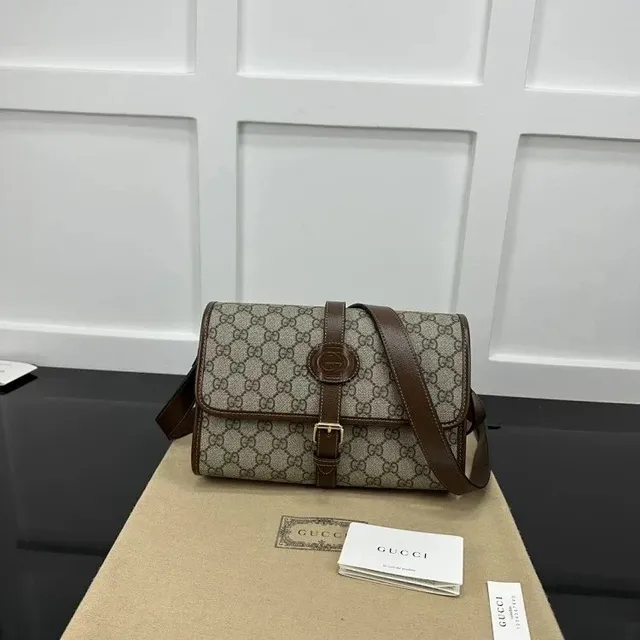 Gucci GG Marmont Messenger Monogram Canvas