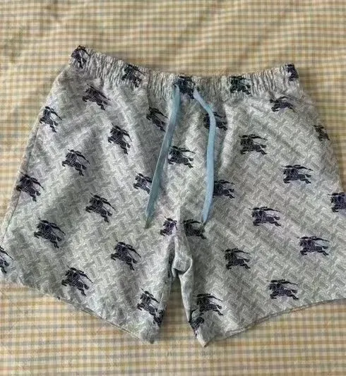 Burberry Equestrian Knight Print Shorts Monogram Check